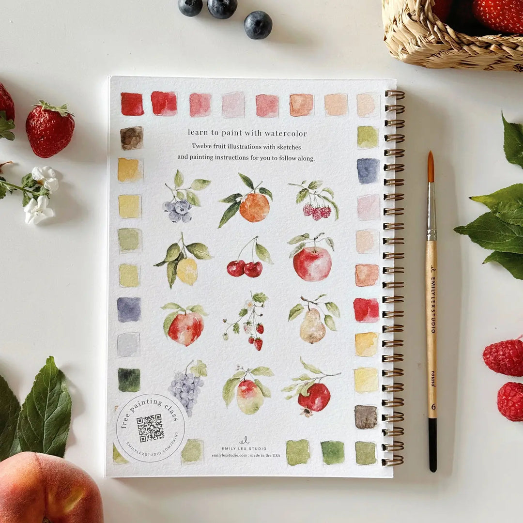 WORKBOOK WATERCOLOR FRUIT