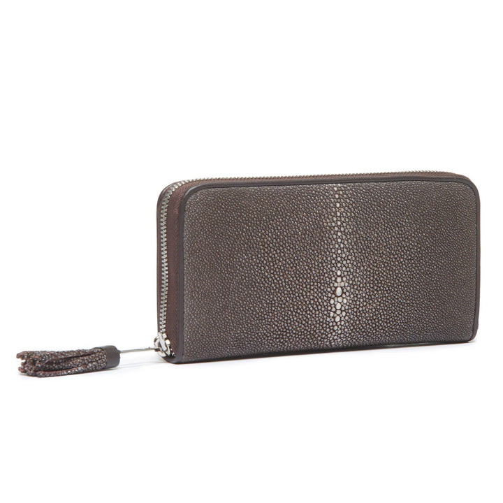 WALLET CLASSIC SHAGREEN ZIP AROUND