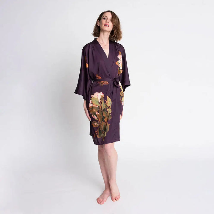 ROBE PEONY & BUTTERFLY SHORT