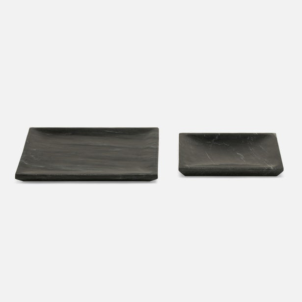 TRAY BLACK MARBLE