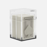 CARD DECK SET CLEAR/GRAY ACRYLIC