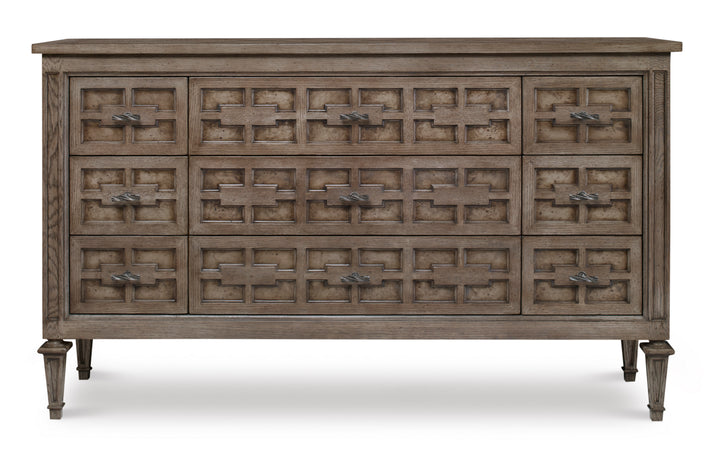 CASA BELLA BURL DRESSER - TIMBER GREY