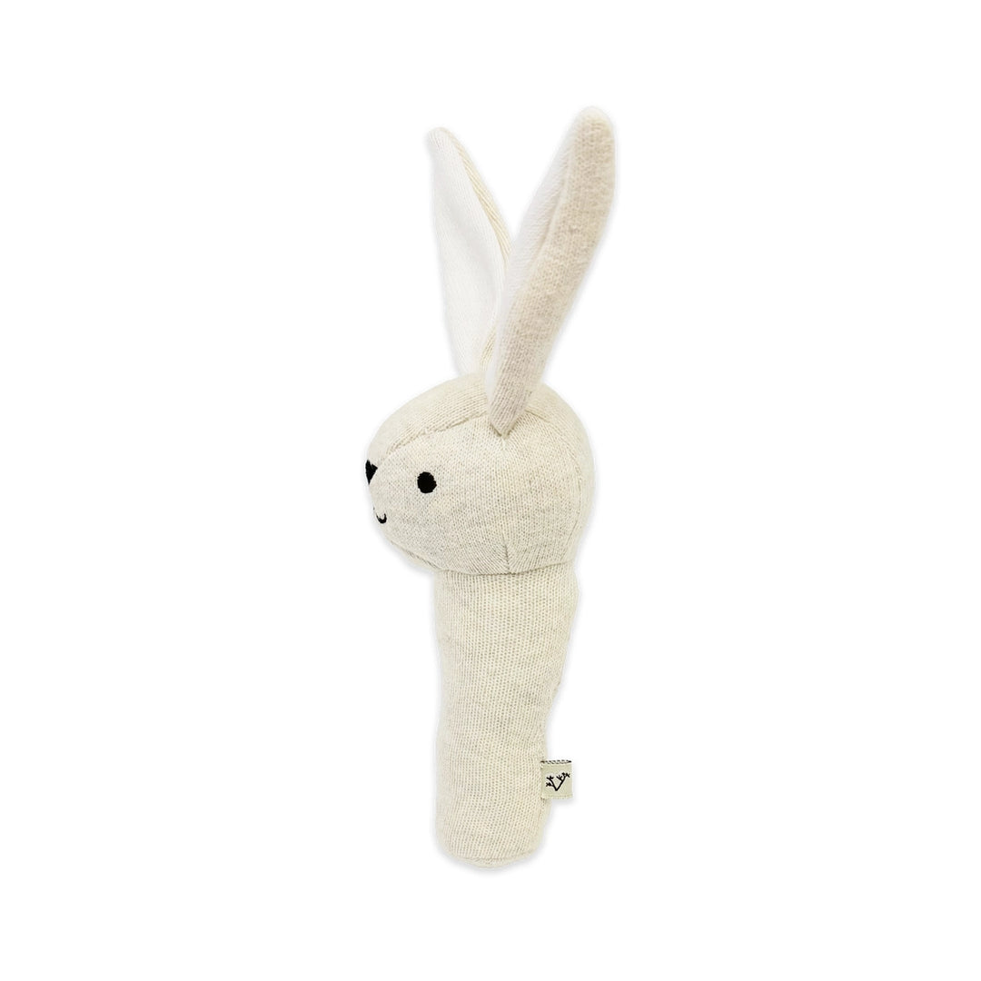 RATTLE KNIT BUNNY NATURAL