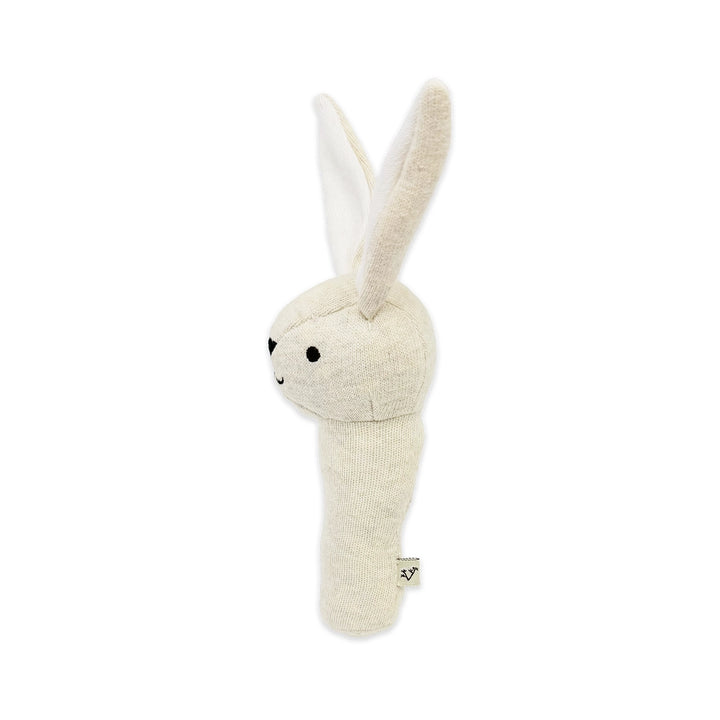 RATTLE KNIT BUNNY NATURAL