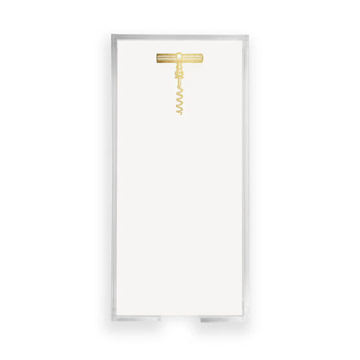 NOTEPAD BUCK GOLD FOIL CORKSCREW