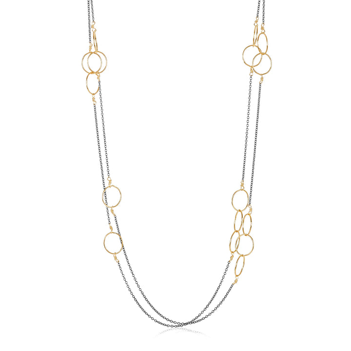 NECKLACE JENNIFER MIXED METAL #50866
