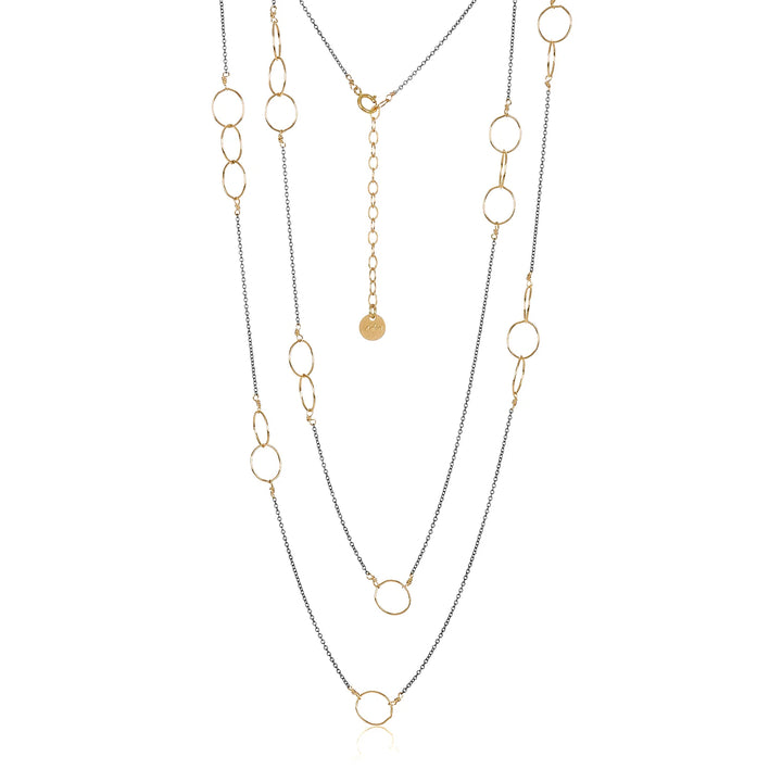 NECKLACE JENNIFER MIXED METAL #50866