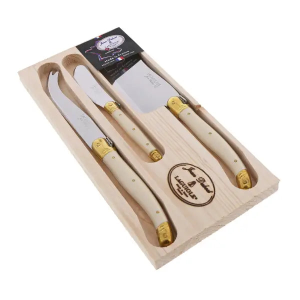 3 PC CHEESE SET IVORY