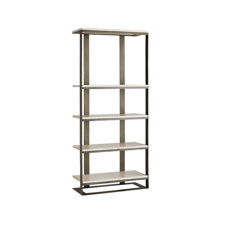 BOOKSHELF BLACKENED IRON #51172