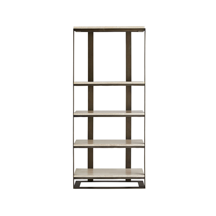 BOOKSHELF BLACKENED IRON #51172