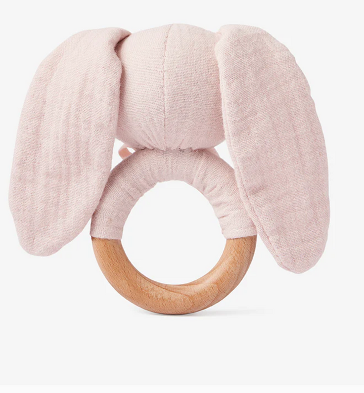RATTLE RING BUNNY PINK #51233