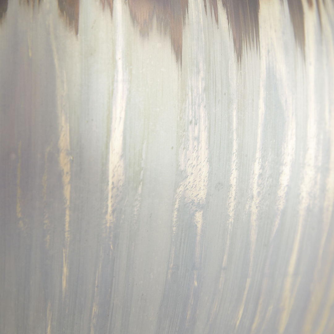 TABLE LAMP MERCURY GLASS BRONZE BUBBLE SHAPE #51259