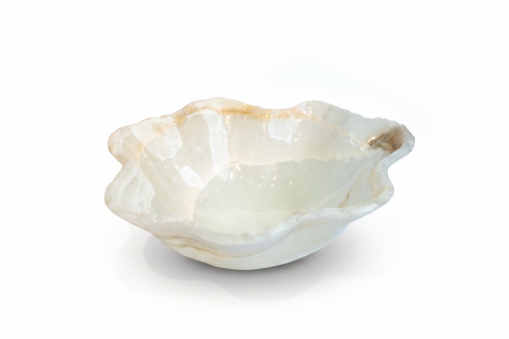 BOWL ONYX WHITE 16L 14.6W 5.3H
