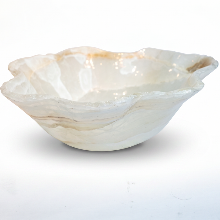 BOWL ONYX WHITE 16L 14.6W 5.3H
