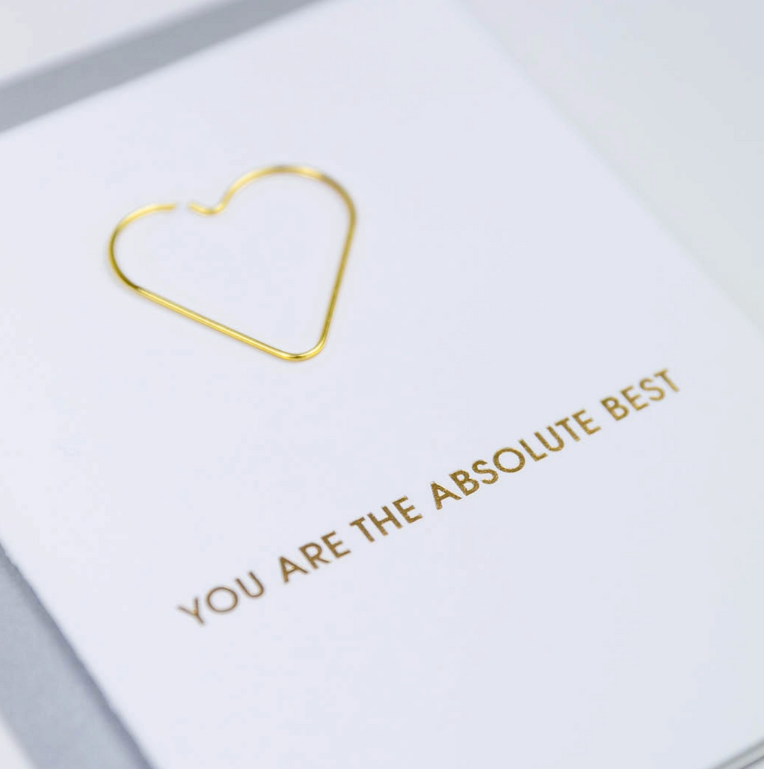 BIRTHDAY GREETING CARD "YOU ARE THE ABSOLUTE BEST" #52220