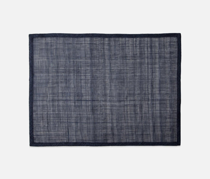 PLACEMAT DARK NAVY ABACA
