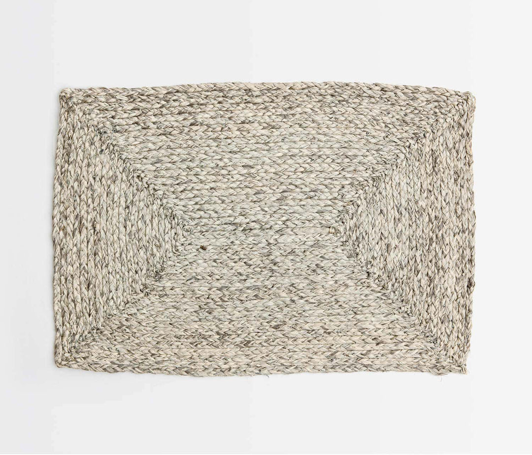 PLACEMAT MIXED GRAY RAFFIA