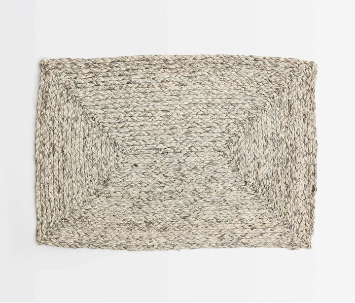 PLACEMAT MIXED GRAY RAFFIA