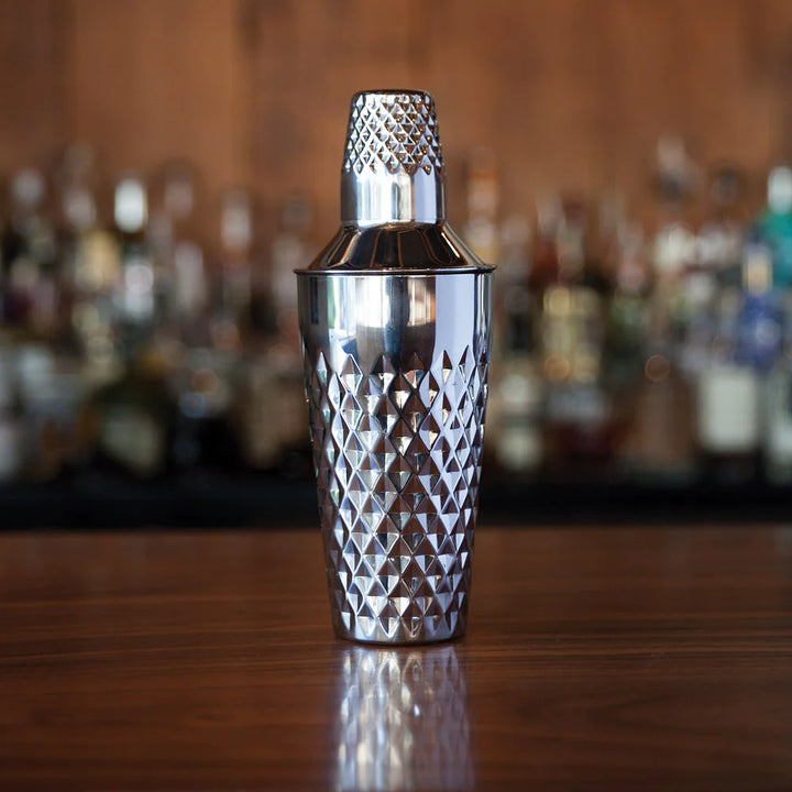 COCKTAIL SHAKER DIAMOND STAINLESS STEEL #52335