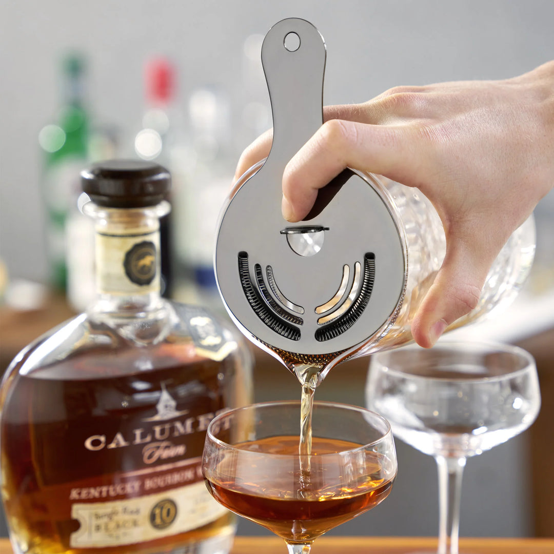 COCKTAIL STRAINER GUNMETAL BLACK #52339