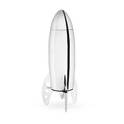 COCKTAIL SHAKER SILVER ROCKET