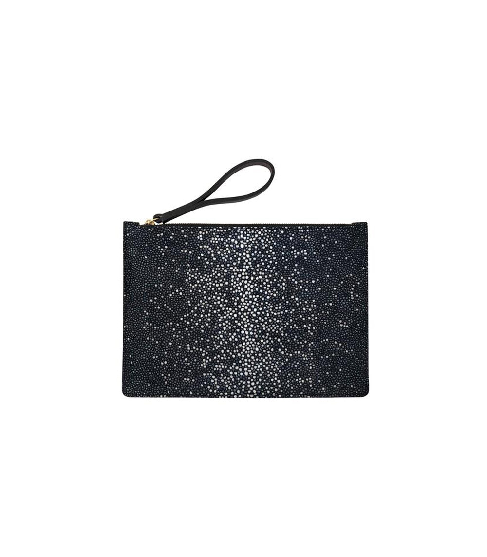 LINDE GALLERY POUCH OSCAR GALUCHAT SUEDE - MEDIUM (Available in 3 Colors)