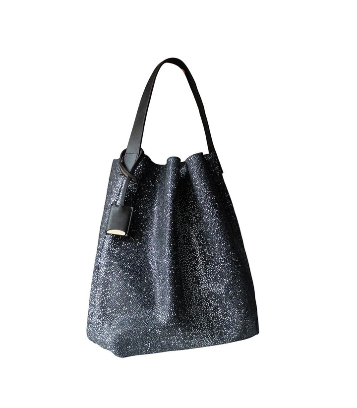 BAG MEDIUM HOBO MILOU SUEDE BLACK
