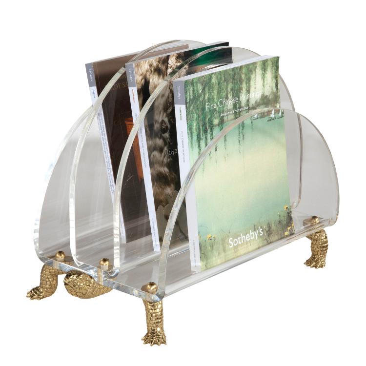 MAGAZINE RACK TORTOISE LEGS