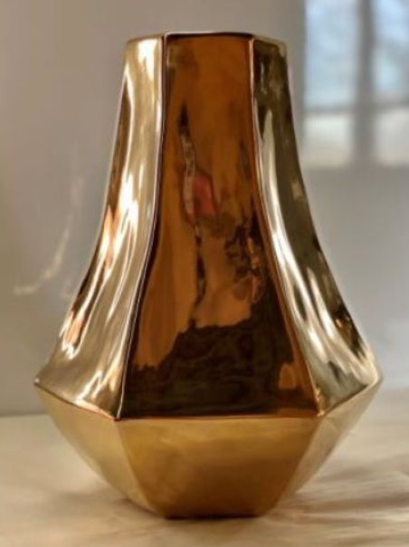 VASE GOLD LUSTER HAVANA