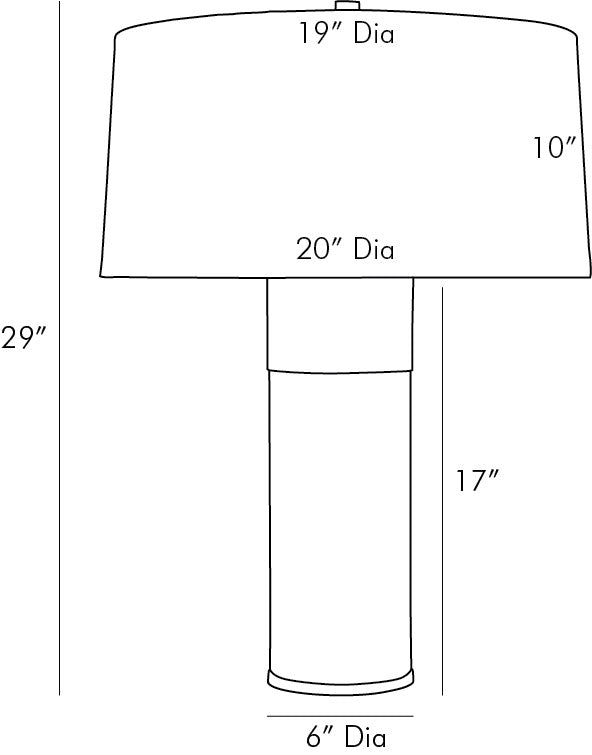 TABLE LAMP BRONZE TOP & BASE #53508