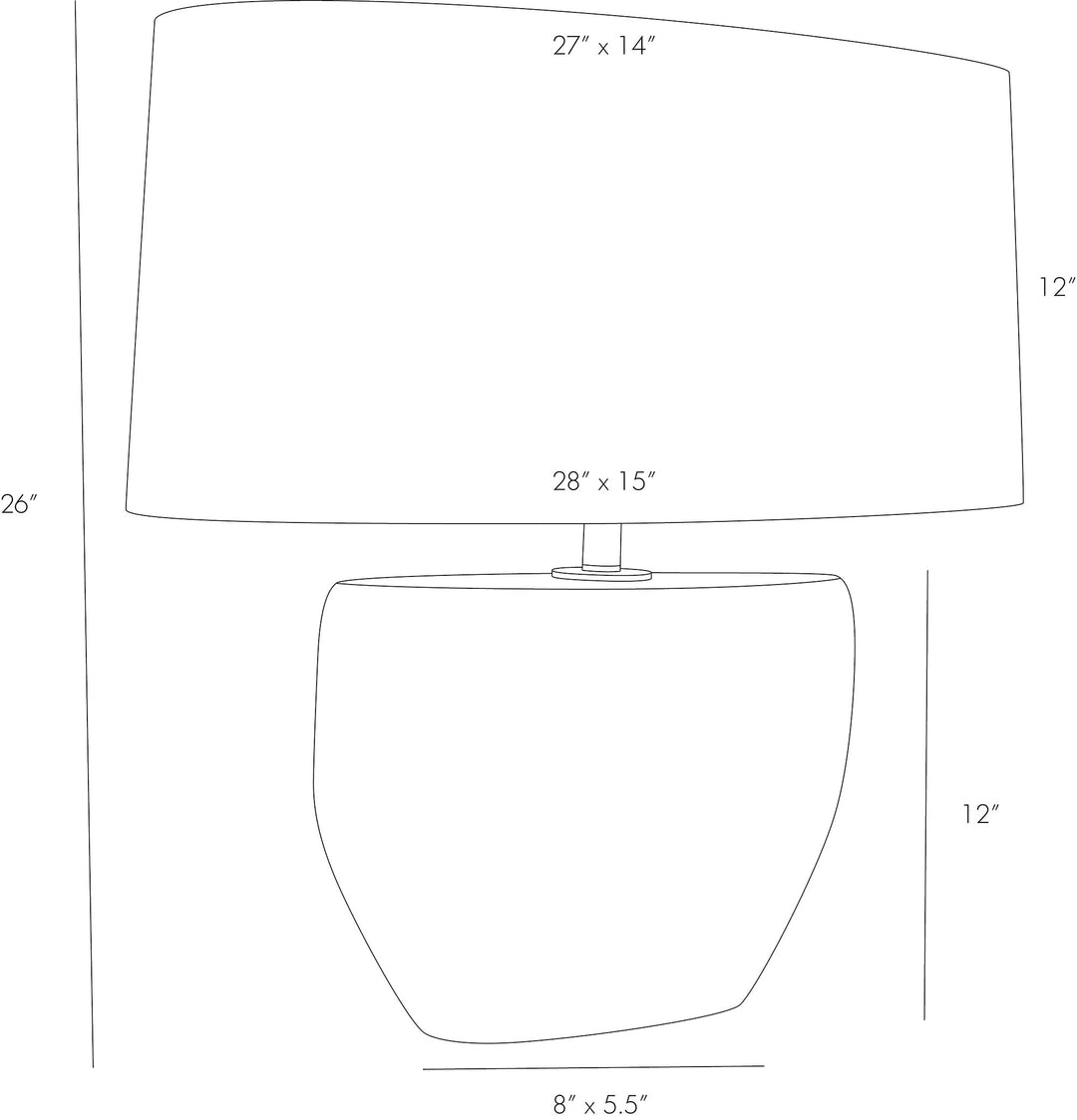TABLE LAMP FOSSIL #53512