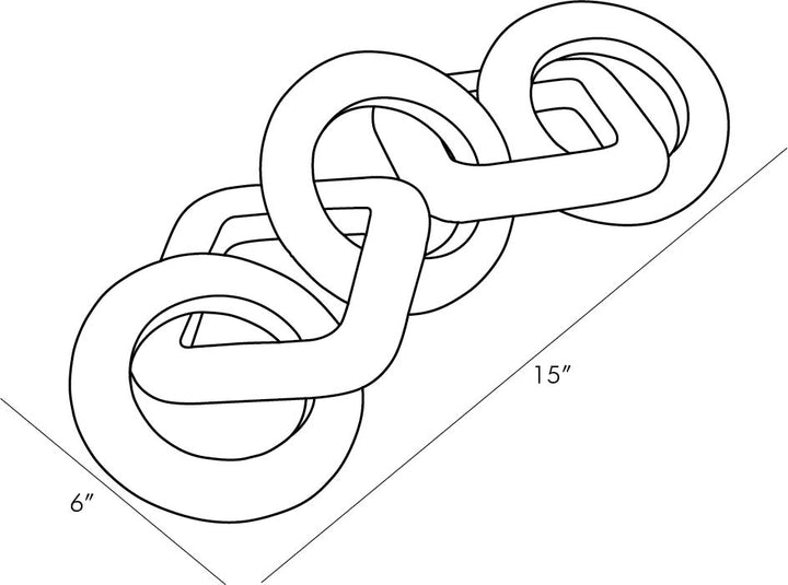 SCULPTURE CHAIN SMOKE WOOD #53542