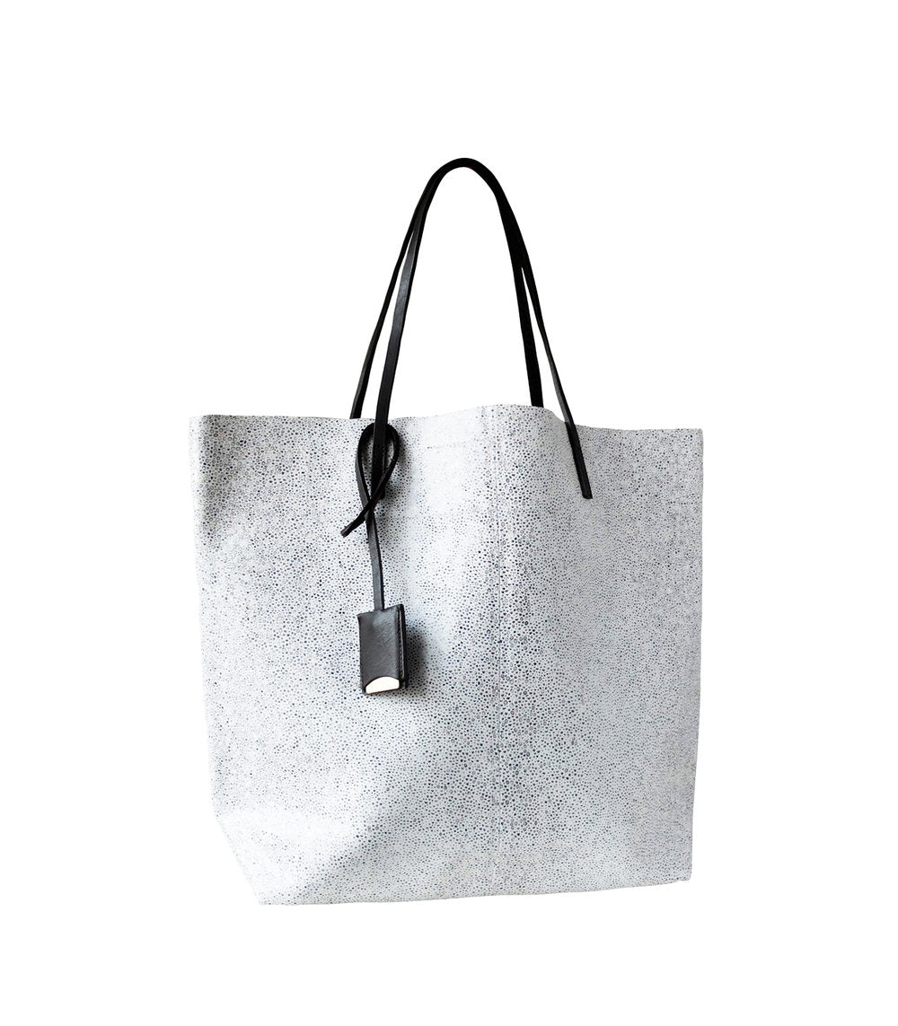 LINDE GALLERY TOTE GALUCHAT PRINTED SUEDE - MEDIUM (Available in 6 Colors)