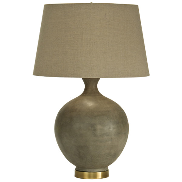 TABLE LAMP CERAMIC WITH BRASS BASE