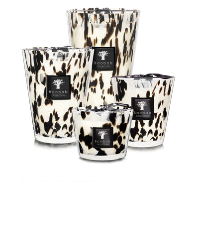 BAOBAB COLLECTION CANDLE PEARLS BLACK