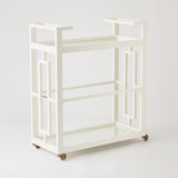 BAR CART GRID BLOCK MATTE WHITE