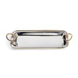 TRAY POLISHED NICKEL & GOLD