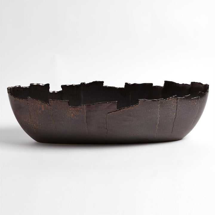 BOWL CERAMIC REACTIVE BRONZE #54268