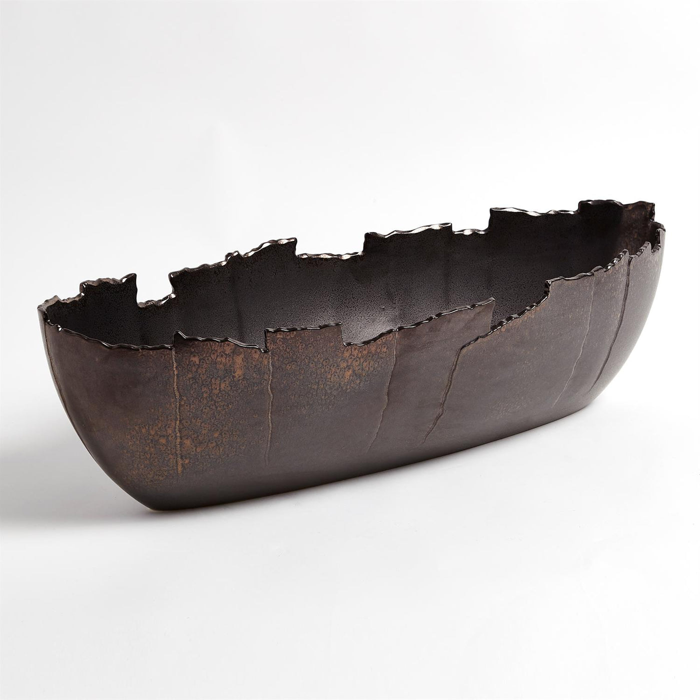 BOWL CERAMIC REACTIVE BRONZE