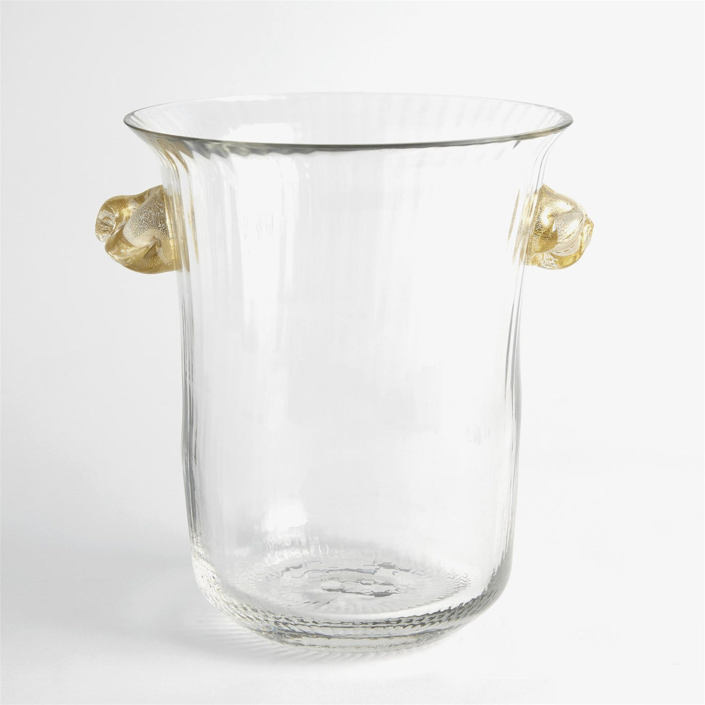 BUCKET CHAMPAGNE WITH GOLD KNOT HANDLES #54316
