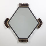 MIRROR LEATHER GRAPHITE