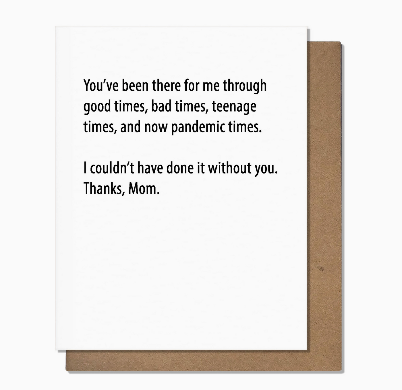 GREETING CARD "TIMES MOM"