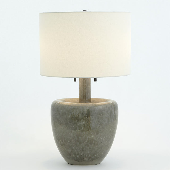 TABLE LAMP CERAMIC GREEN #54350