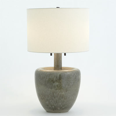 TABLE LAMP CERAMIC GREEN #54350