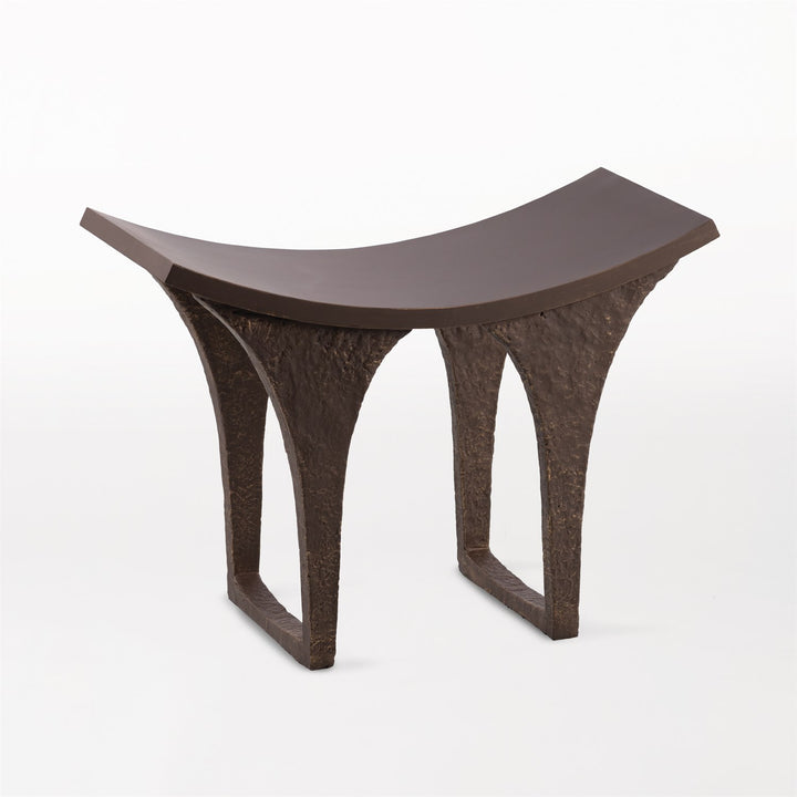 STOOL IRON ANTIQUE BRONZE #54405