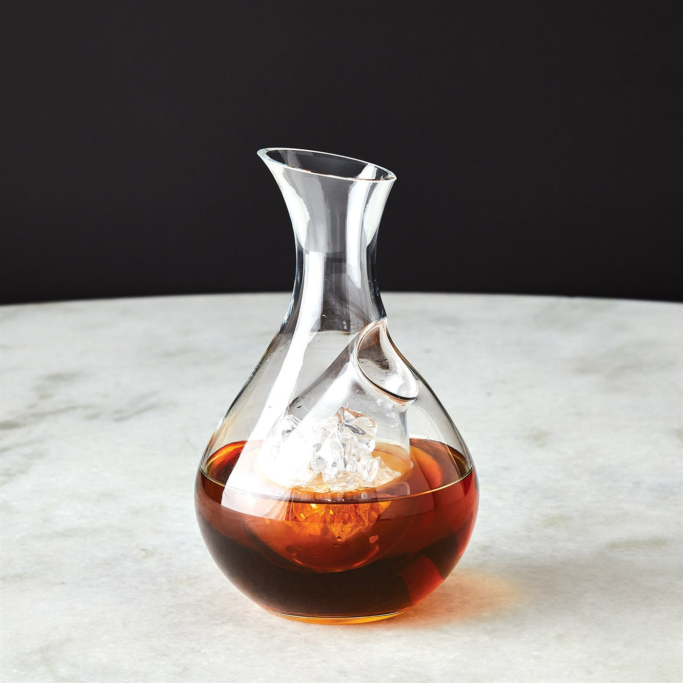 DECANTER GLASS WITH ICE STORAGE #54406