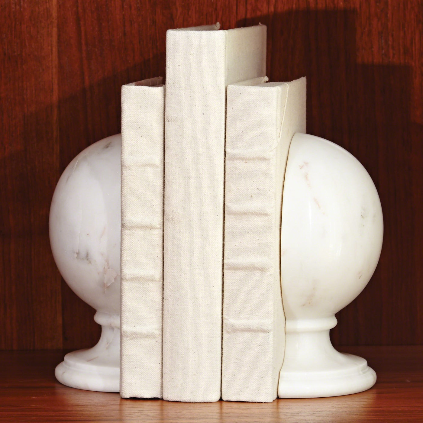 BOOKENDS MARBLE SPHERES