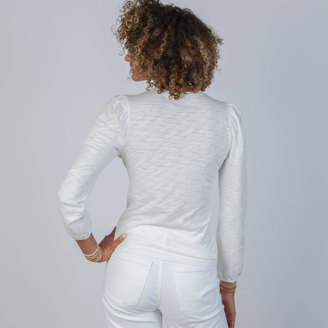 LONGSLEEVE SUBTLE PUFF IVORY
