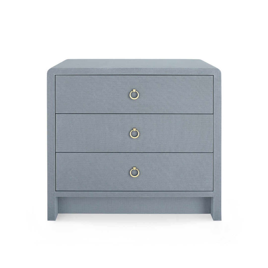 CHEST 3-DRAWER LINEN GRAY #55105