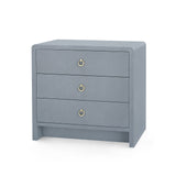 CHEST 3-DRAWER LINEN GRAY